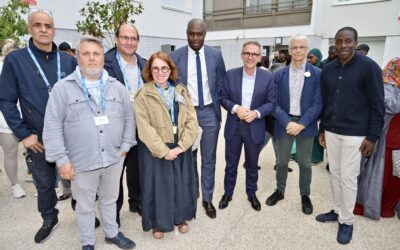 Emmaüs Habitat et l&rsquo;Association Espoirs Jeunes ont présenté le futur projet d’épicerie solidaire et de tiers-lieu au sein de la résidence Floréal au Blanc-Mesnil
